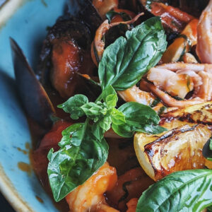 Grilled octopus