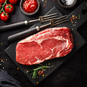 Beef steak grill pan